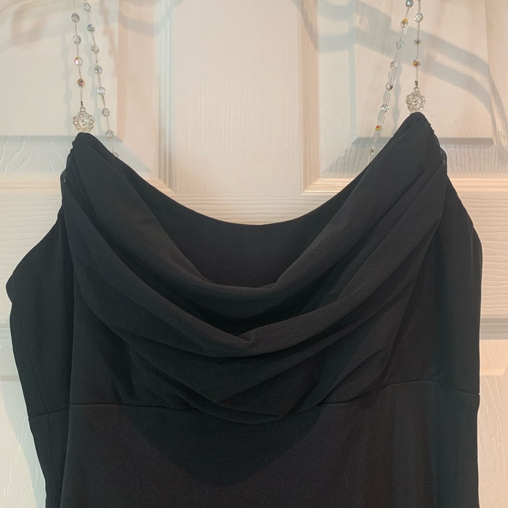 Black Cache Full Length Gown